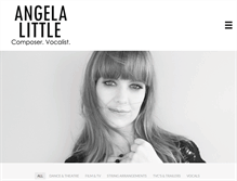Tablet Screenshot of angelalittlemusic.com